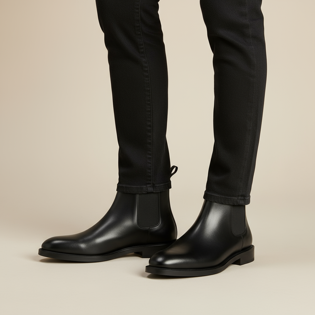 ALBA - Botas de hombre | Gamuza, diseño Chelsea elegante 7