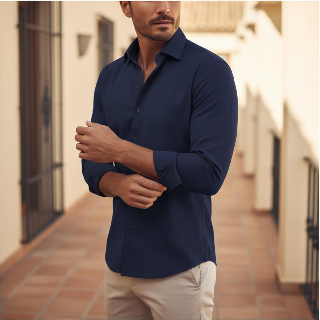 ALBA - Camisa de hombre | Tejido suave, corte moderno 1
