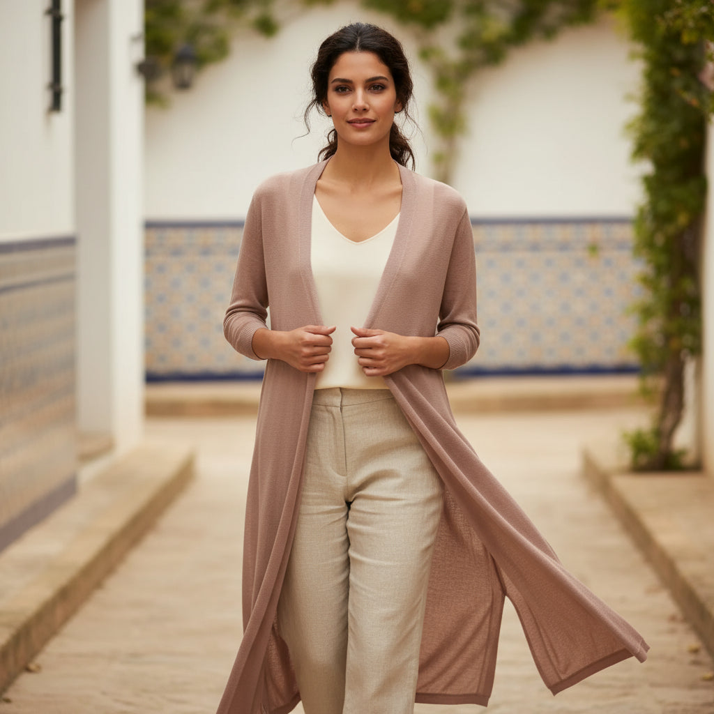 ALBA - Cárdigan de mujer | Tejido ligero, diseño elegante 0