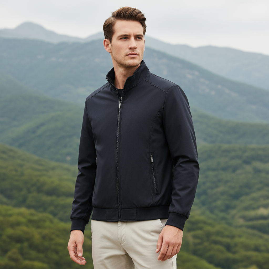ALBA - Chaqueta de Hombre | Cortavientos Ligera, Ajuste Moderno 6