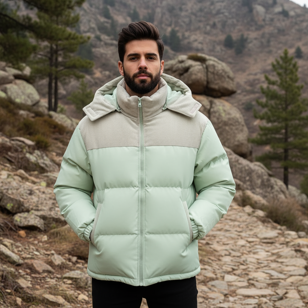 ALBA - Chaqueta de hombre | Aislante, capucha de pana 8