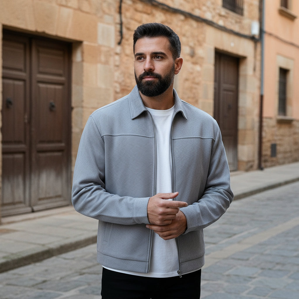 ALBA - Chaqueta de hombre | Diseño minimalista, ajuste cómodo 5