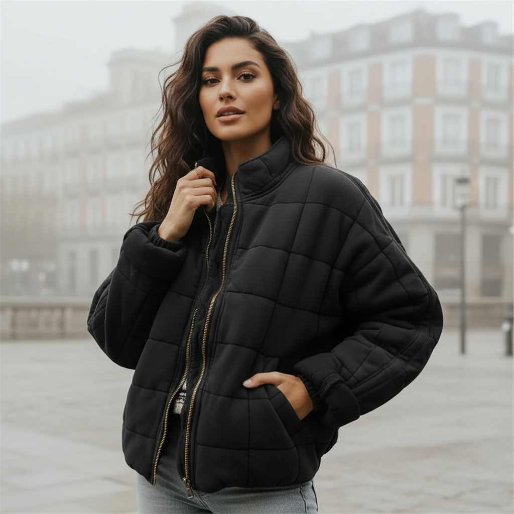 ALBA - Chaqueta de mujer | Poliéster, ajuste extragrande, estilo moderno 2