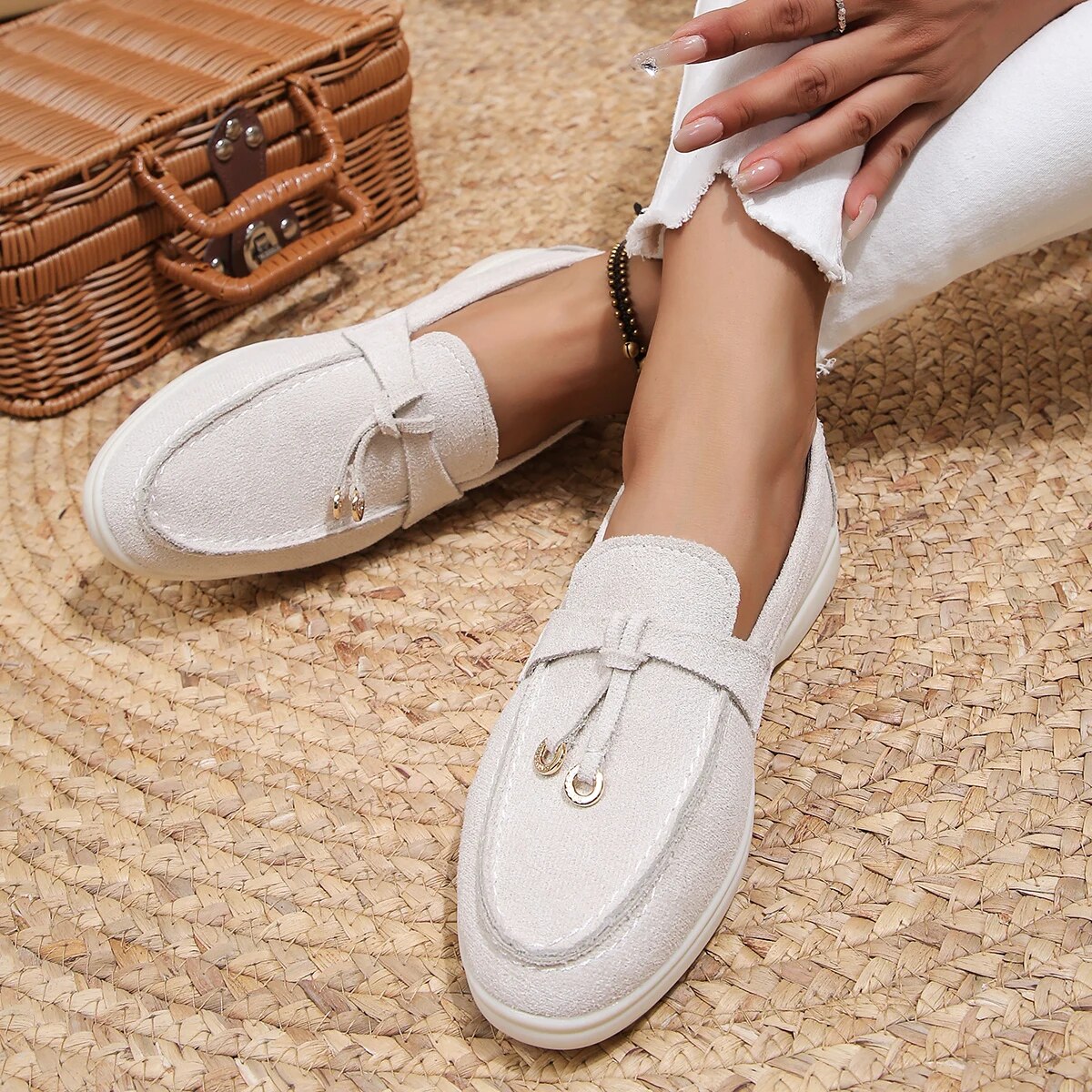 ALBA - Mocasines de mujer | Piel sintética, diseño atemporal y comodidad excepcional 0