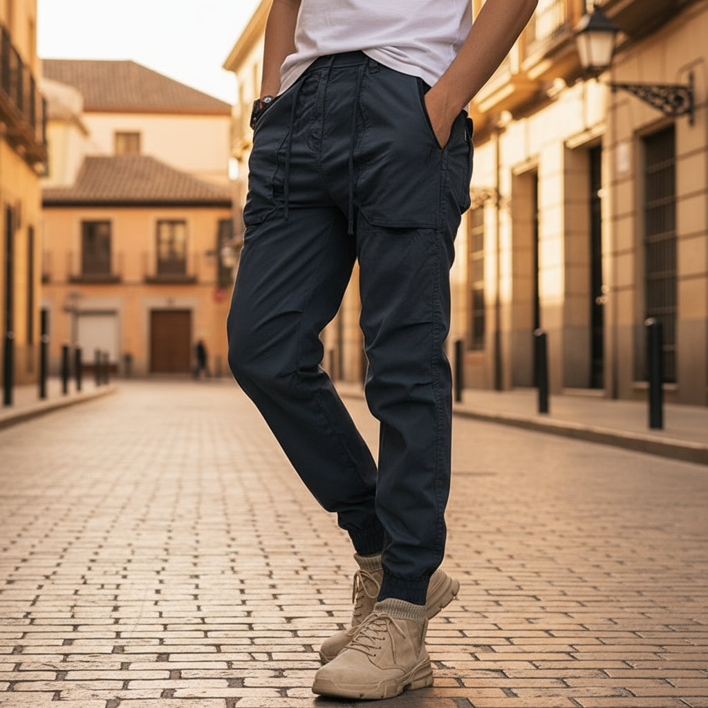 ALBA - Pantalones Cargo Hombre | Elásticos, Comodidad y Estilo para Aventura 1