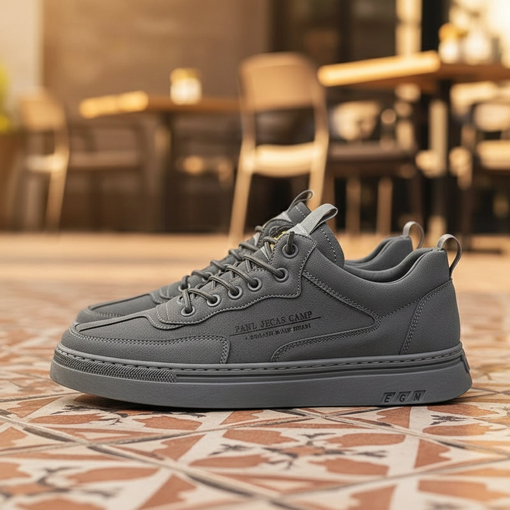 ALBA - Zapatillas Hombre | Gamuza Sintética Suave, Suela Soporte 0