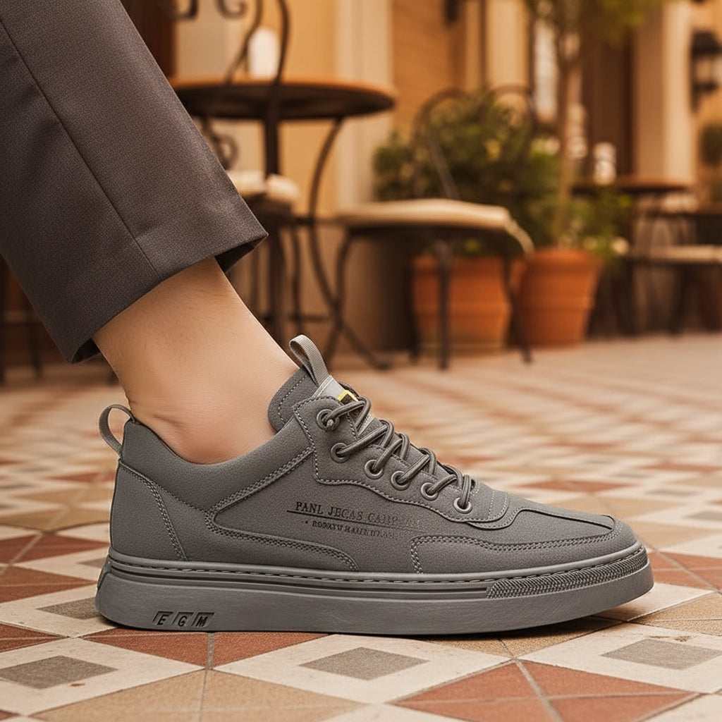 ALBA - Zapatillas Hombre | Gamuza Sintética Suave, Suela Soporte 1