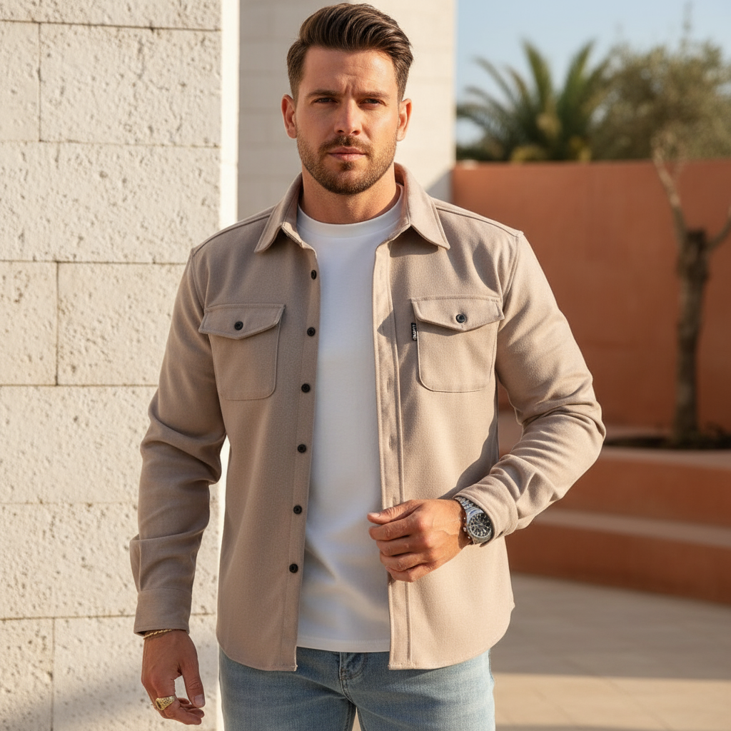 ALBA – Camisa de Hombre | Algodón de Alta Calidad, Ajuste Regular 1