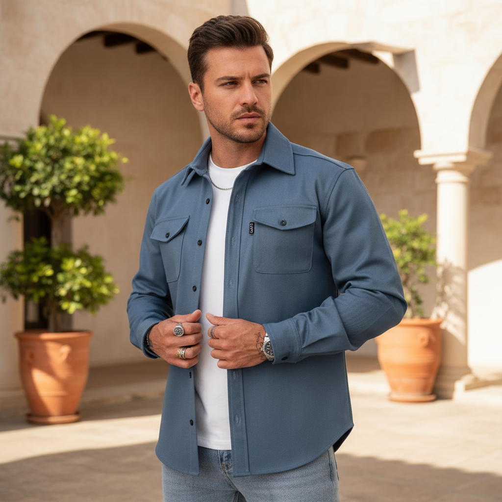 ALBA – Camisa de Hombre | Algodón de Alta Calidad, Ajuste Regular 2