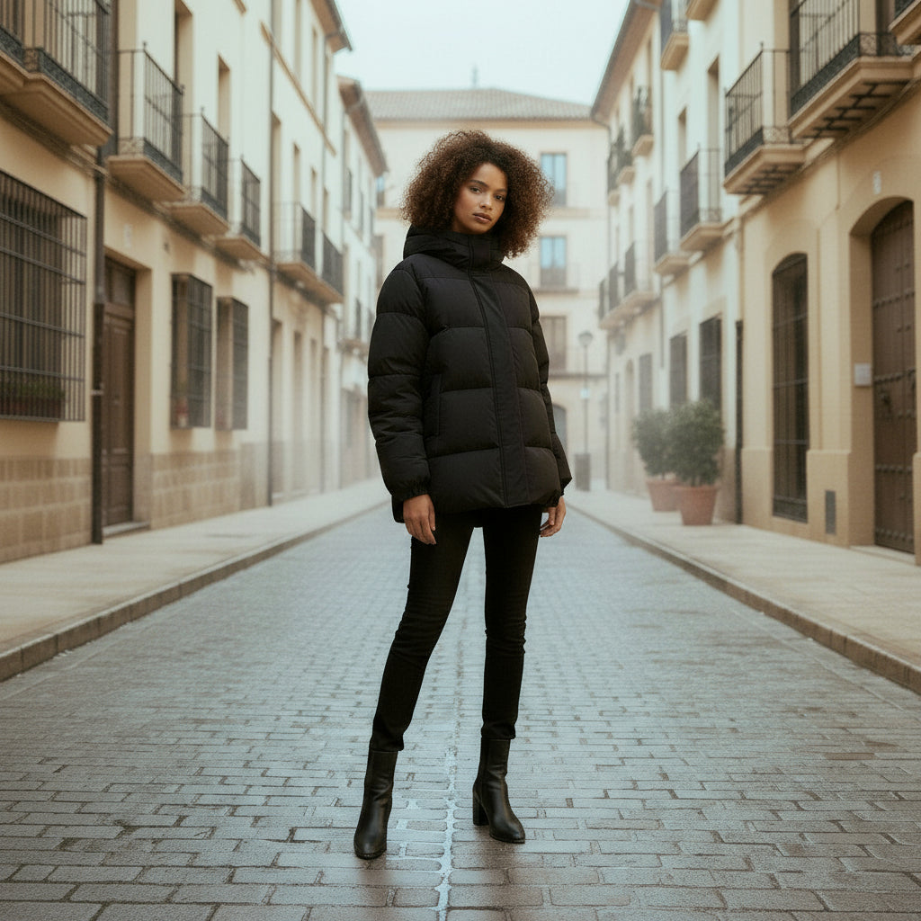 ALBA – Chaqueta de Mujer | Acolchada, Capucha, Diseño Atemporal 0
