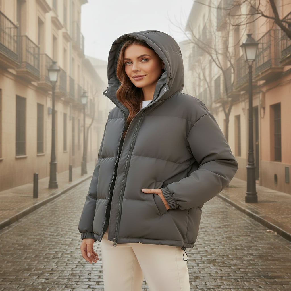 ALBA – Chaqueta de Mujer | Acolchada, Capucha, Diseño Atemporal 7
