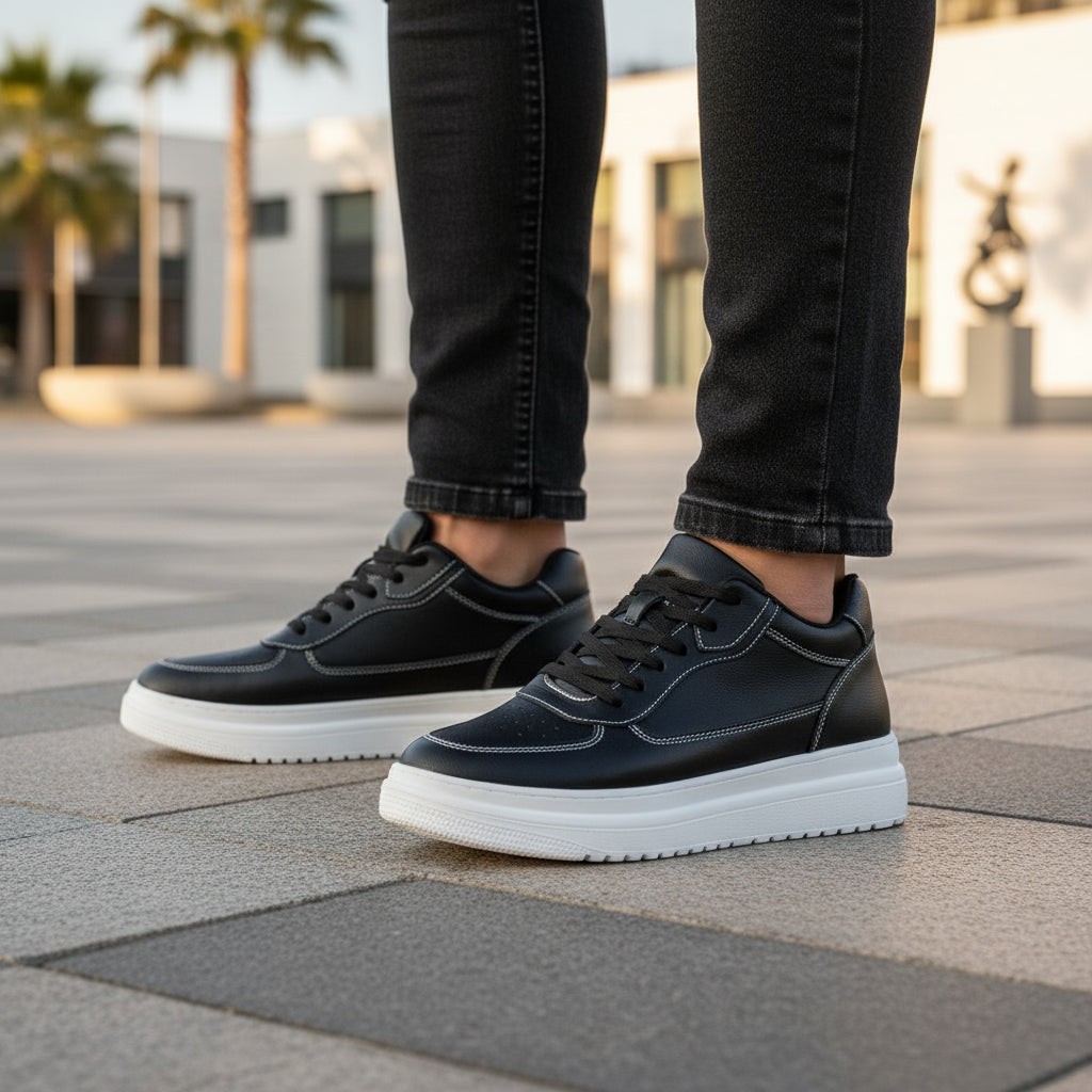 Alba Paloma - Herren Zapatillas deportivas | Elevación oculta, Minimalista 4