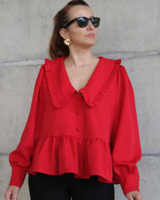 LUCIANA | Blusa Roja