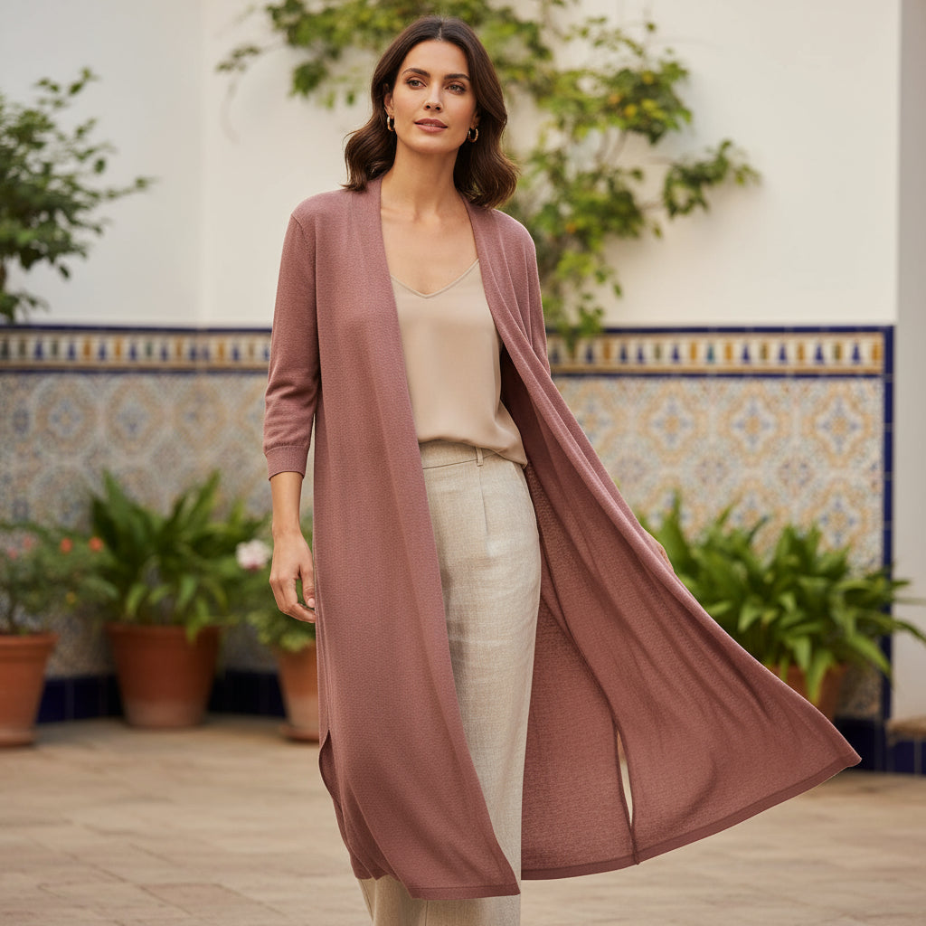 ALBA - Cárdigan de mujer | Tejido ligero, diseño elegante 7