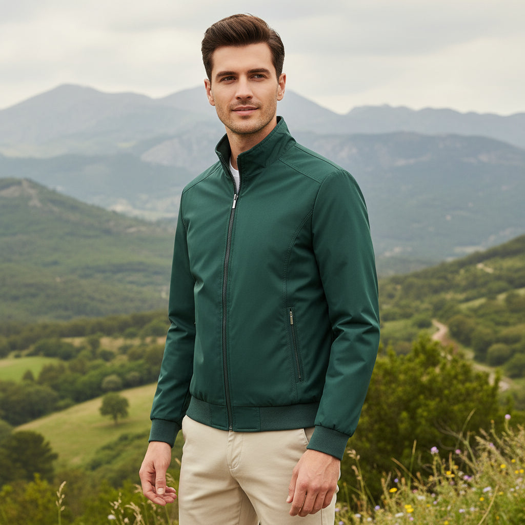 ALBA - Chaqueta de Hombre | Cortavientos Ligera, Ajuste Moderno 7
