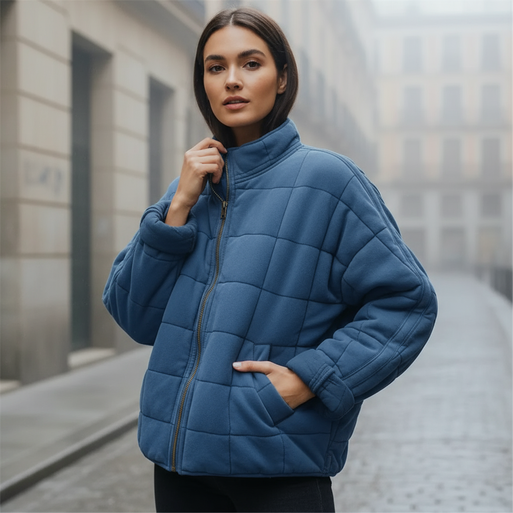 ALBA - Chaqueta de mujer | Poliéster, ajuste extragrande, estilo moderno 4