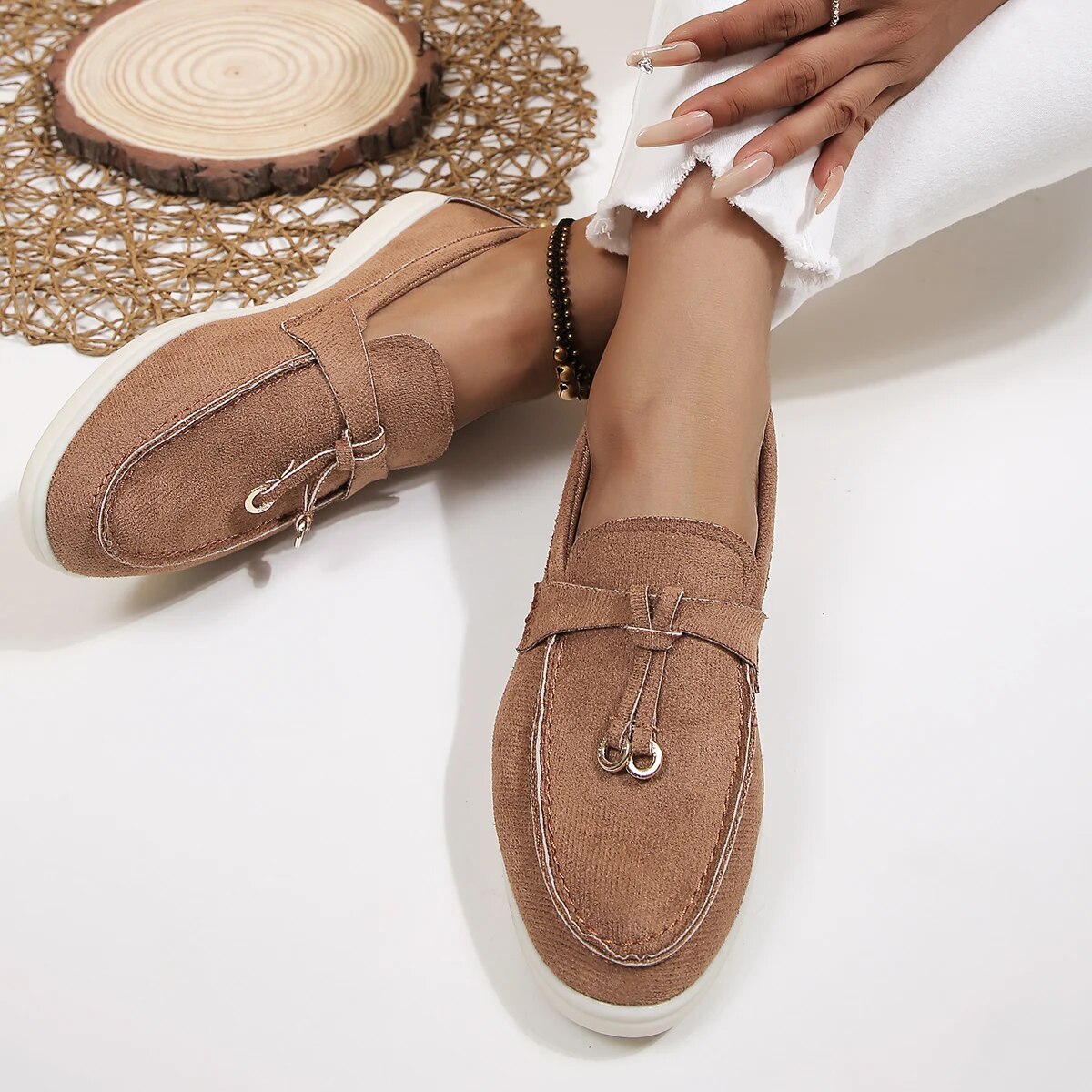 ALBA - Mocasines de mujer | Piel sintética, diseño atemporal y comodidad excepcional 9