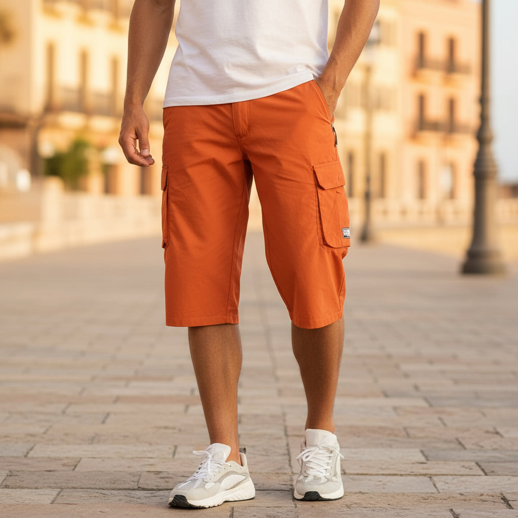 ALBA - Pantalones Cortos Hombre | Tejido De Secado Rápido, Diseño Funcional 8