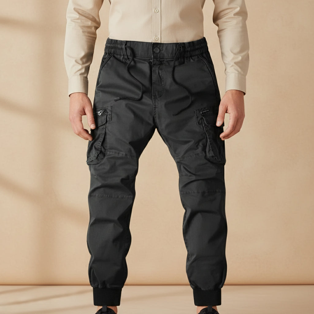 ALBA - Pantalones cargo de hombre | Diseño atemporal, ajuste cómodo, poliéster duradero 7