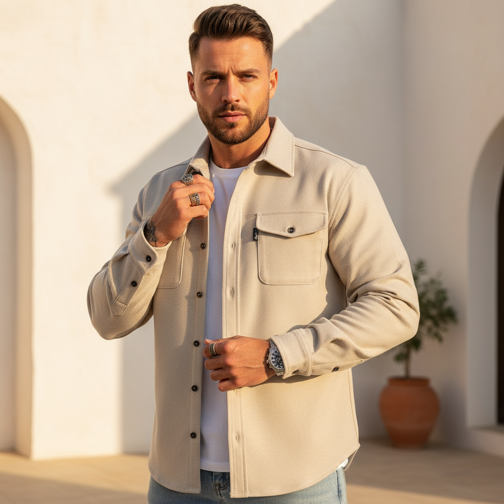 ALBA – Camisa de Hombre | Algodón de Alta Calidad, Ajuste Regular 4