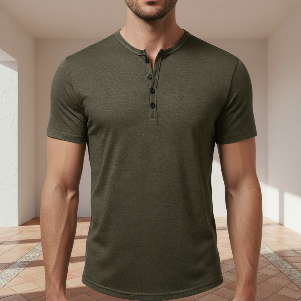 ALBA – Camisas de Hombre | Algodón Suave, Ajuste Regular 0