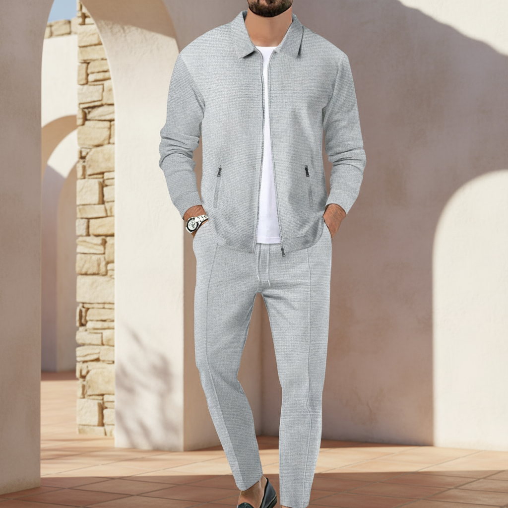 ALBA – Conjunto Deportivo Hombre | Textura Waffle, Ajuste Cómodo 4