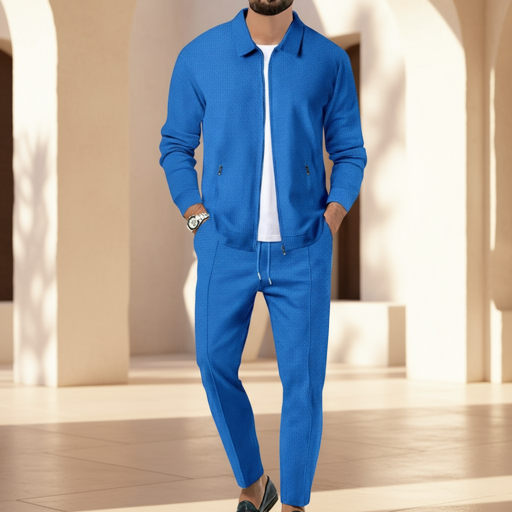 ALBA – Conjunto Deportivo Hombre | Textura Waffle, Ajuste Cómodo 5