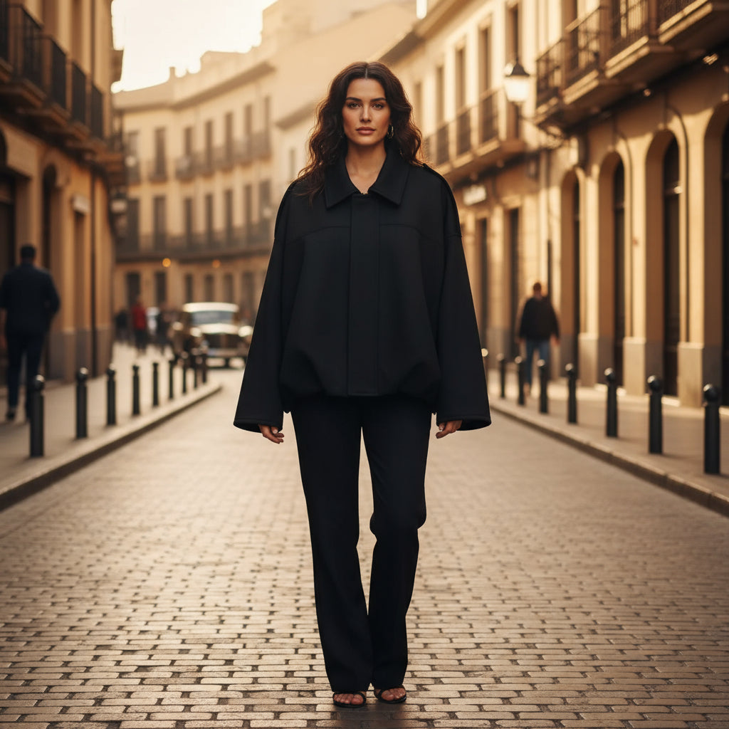 ALBA – Women’s Chaqueta | Suede Look, Relaxed Fit | Ideal Para Entretiempo 7