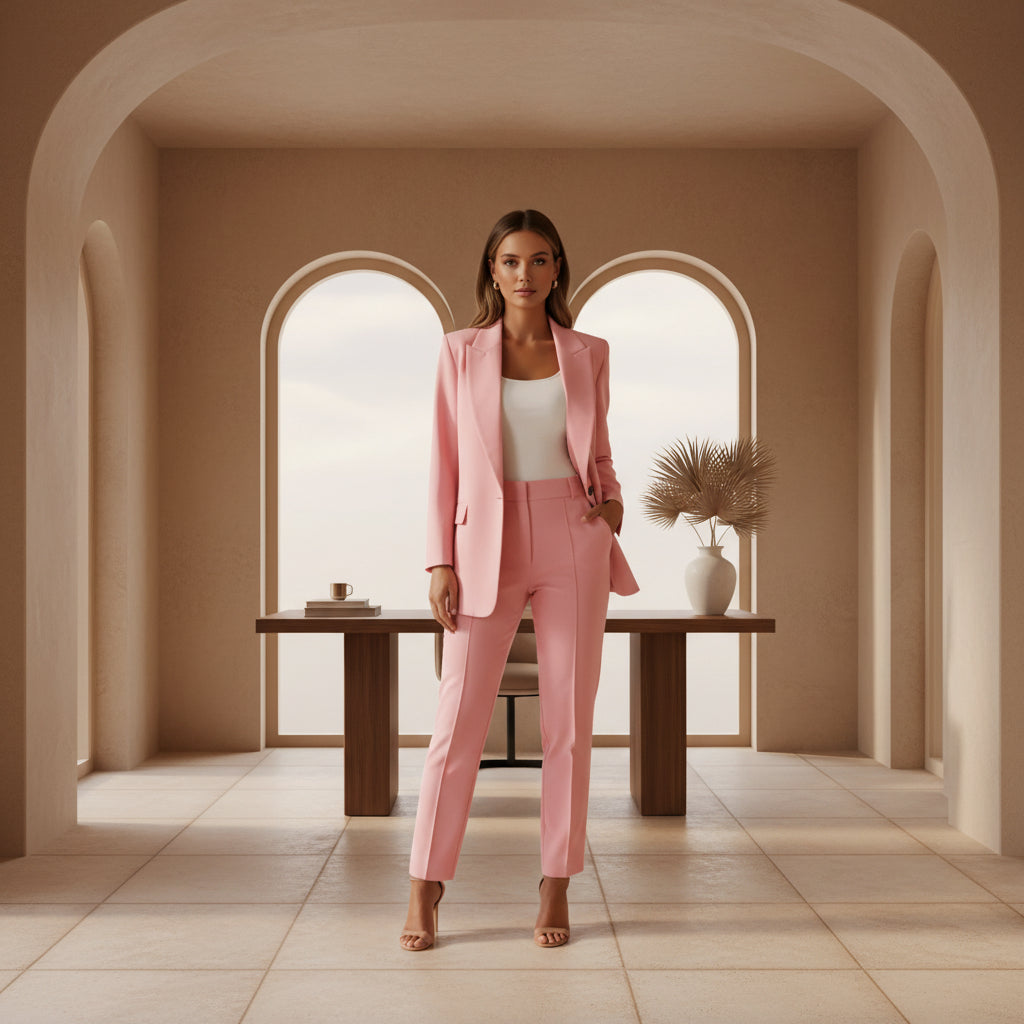 ALBA – Women’s Suit Set | Tailored Blazer, High-Waisted Trousers, Conjunto Punto Mujer 5