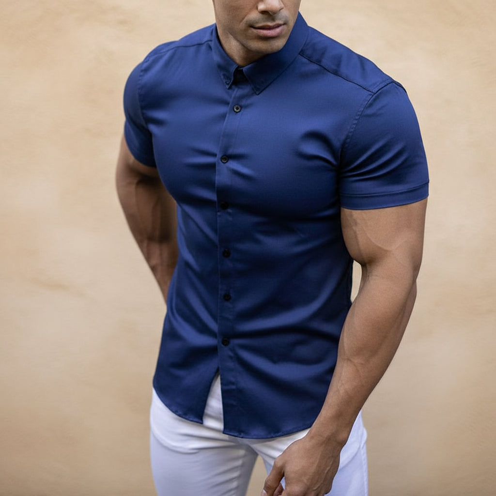 Alba Paloma - Camisas Hombre | Corte Entallado, Tejido Transpirable 5