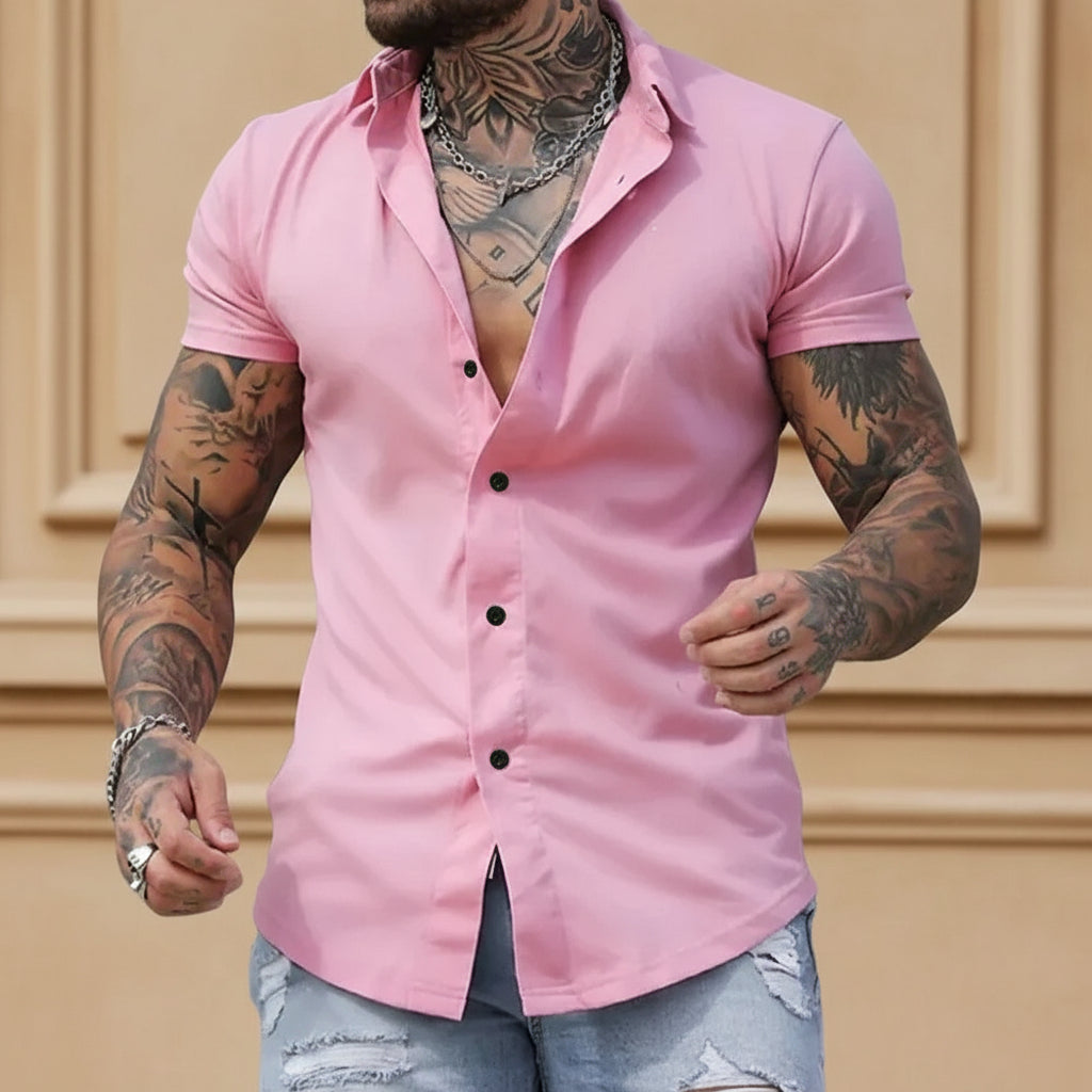 Alba Paloma - Camisas Hombre | Corte Entallado, Tejido Transpirable 7